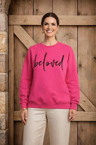 Beloved Pink Graphic Sweatshirt