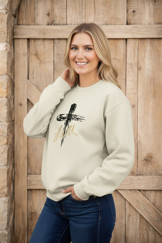 Faith Cross Sweatshirt