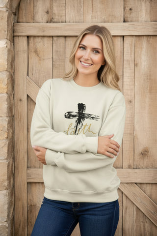 Faith Cross Sweatshirt