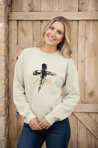 Faith Cross Sweatshirt