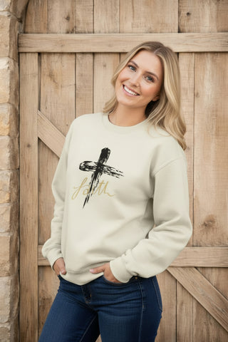 Faith Cross Sweatshirt