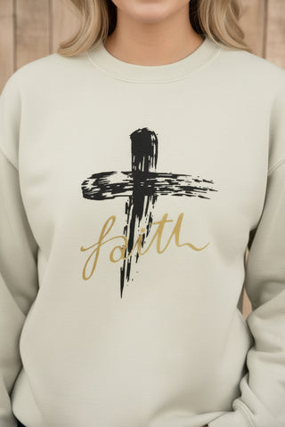 Faith Cross Sweatshirt