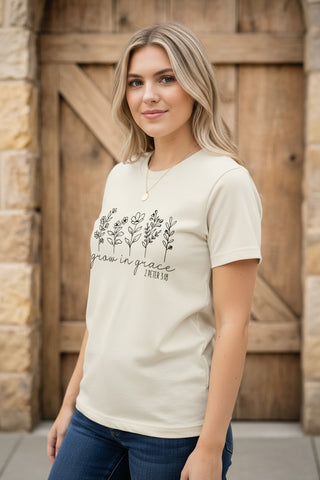 Grow in Grace Faith Tee