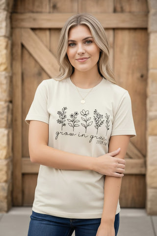 Grow in Grace Faith Tee