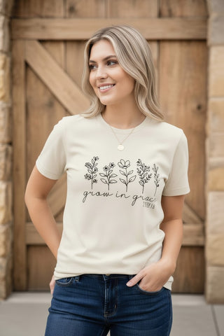 Grow in Grace Faith Tee