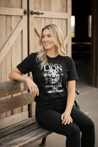 Lion Christian Graphic Tee