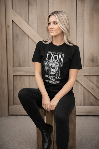 Lion Christian Graphic Tee
