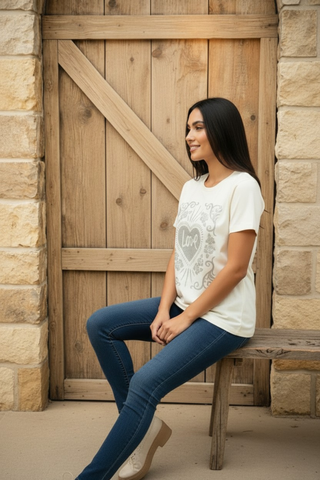 Love Floral Graphic Tee