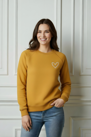 HEART Graphic Sweatshirt