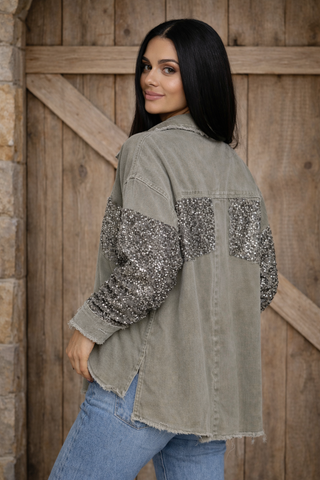 Sequin Patchwork Jacket