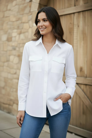 White Button Down Shirt