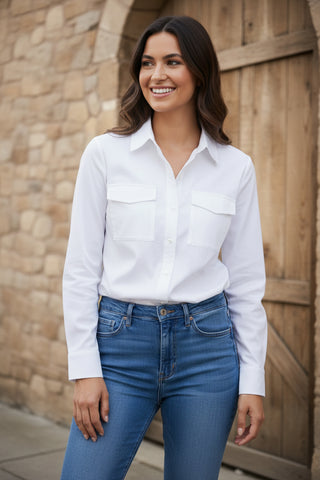 White Button Down Shirt