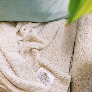 You are Loved Knit Chenille Prayer Shawl Wrap Throw Blanket