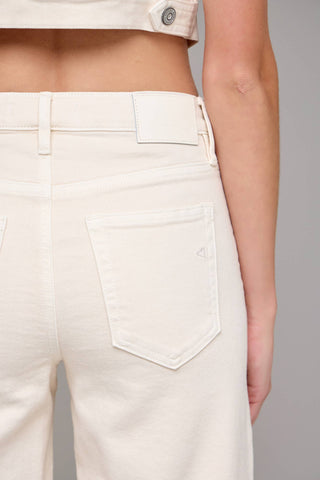 Ivory Crop Jeans