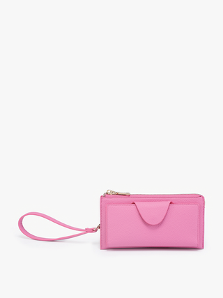 WL0004RF Kyla RFID Wallet w/ Snap Closure: Taupe