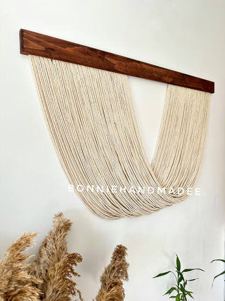 Large Macrame Wall Hanging, Boho Wall Decor, Tapestry Art: Large