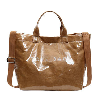 Gold Waterproof Tote Bag