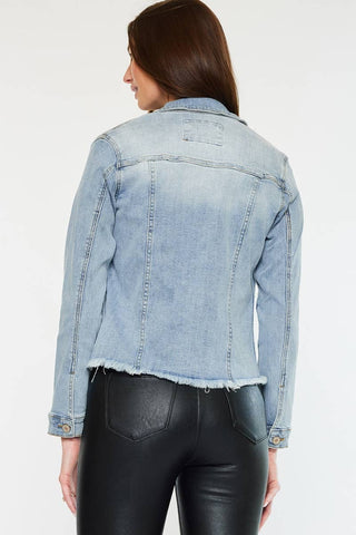 Distressed Denim Jacket