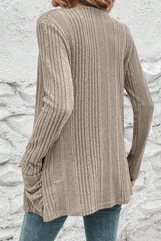 Taupe Knit Cardigan