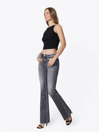 Grey Bootcut Jeans