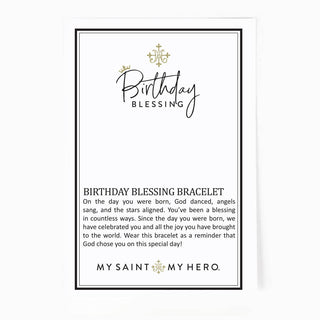 Pearl Birthday Blessing Bracelet: Silver Plated / Pearl