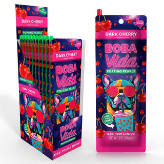 BobaVida Popping Boba -Dark Cherry