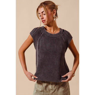 Raglan Stonewash Sweater
