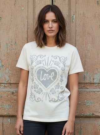 Love Floral Graphic Tee