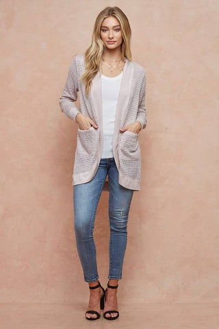 Cocoon Cardigan in Blush
