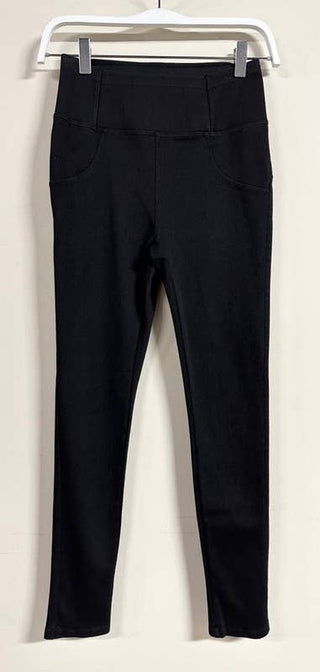 DENIM LEGGINGS(530-BLACK): X-LARGE