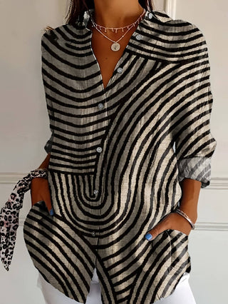 Zebra Print Blouse