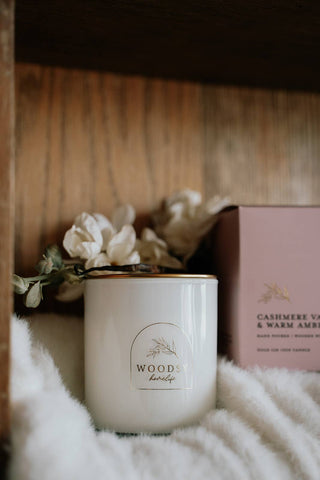 Cashmere Vanilla& Warm Amber Candle