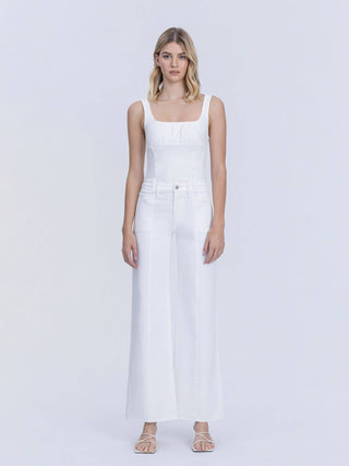 White Vervet Jeans