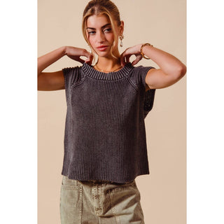 Raglan Stonewash Sweater