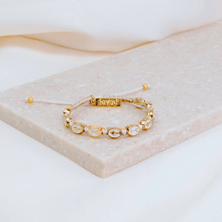 Our Lady of Medjugorje - White / Gold