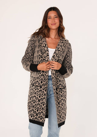 Patchwork Jacquard Cardigan