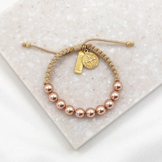 She Is Radiant Bracelet - Black/Pearl