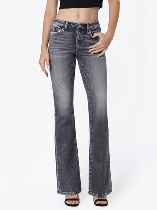 Grey Bootcut Jeans