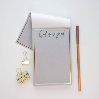 God is so good Chunky Notepad - 4x6 notepad 150 pages
