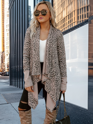 Leopard Print Cardigan