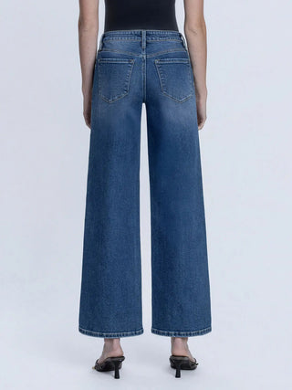 Dark Wash Pintuck Jeans