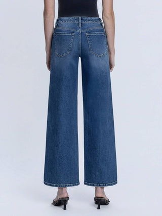 Pintuck Wideleg Lovervet Jeans