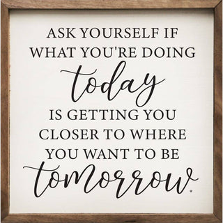 Today And Tomorrow White: 4 x 4 x 1