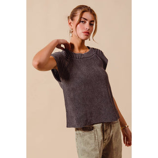 Raglan Stonewash Sweater
