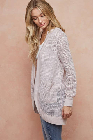 Cocoon Cardigan in Blush