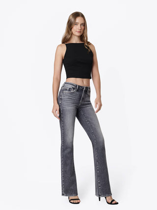 Grey Bootcut Jeans