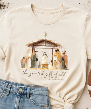 Greatest Gift Of All Nativity Tshirt