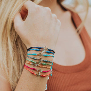 Filled By Faith Bracelet : Mint / Gold Plated