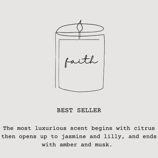 Faith- Jasmine/Freesia Candle