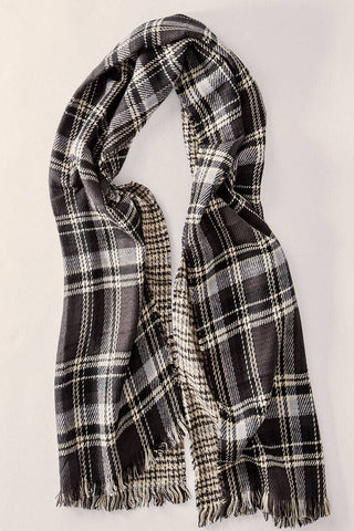 PLAID WINTER WRAP SCARF